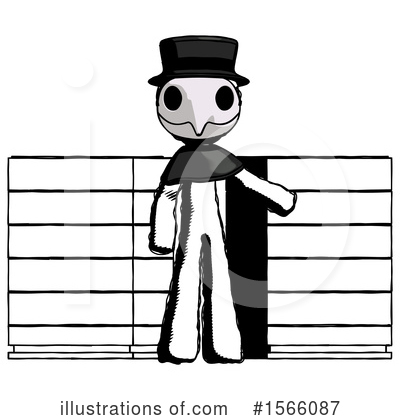 Royalty-Free (RF) Ink Design Mascot Clipart Illustration by Leo Blanchette - Stock Sample #1566087
