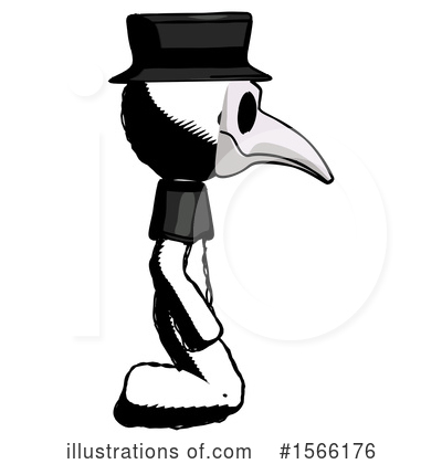 Royalty-Free (RF) Ink Design Mascot Clipart Illustration by Leo Blanchette - Stock Sample #1566176