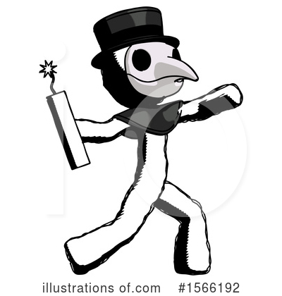Royalty-Free (RF) Ink Design Mascot Clipart Illustration by Leo Blanchette - Stock Sample #1566192