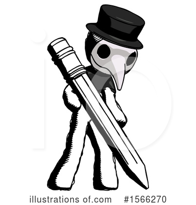 Royalty-Free (RF) Ink Design Mascot Clipart Illustration by Leo Blanchette - Stock Sample #1566270