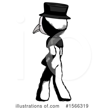 Royalty-Free (RF) Ink Design Mascot Clipart Illustration by Leo Blanchette - Stock Sample #1566319