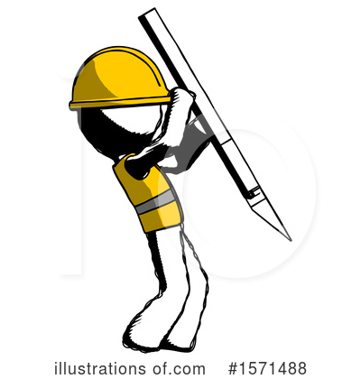 Royalty-Free (RF) Ink Design Mascot Clipart Illustration by Leo Blanchette - Stock Sample #1571488