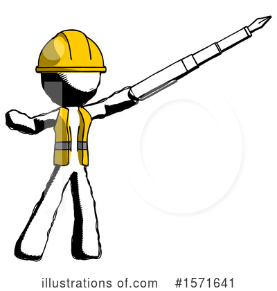 Royalty-Free (RF) Ink Design Mascot Clipart Illustration by Leo Blanchette - Stock Sample #1571641