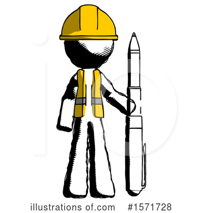 Royalty-Free (RF) Ink Design Mascot Clipart Illustration by Leo Blanchette - Stock Sample #1571728