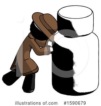Royalty-Free (RF) Ink Design Mascot Clipart Illustration by Leo Blanchette - Stock Sample #1590679