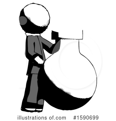 Royalty-Free (RF) Ink Design Mascot Clipart Illustration by Leo Blanchette - Stock Sample #1590699
