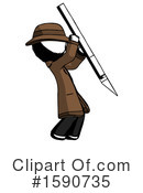 Ink Design Mascot Clipart #1590735 by Leo Blanchette