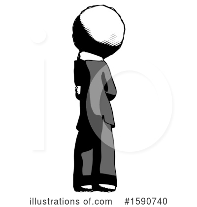 Royalty-Free (RF) Ink Design Mascot Clipart Illustration by Leo Blanchette - Stock Sample #1590740