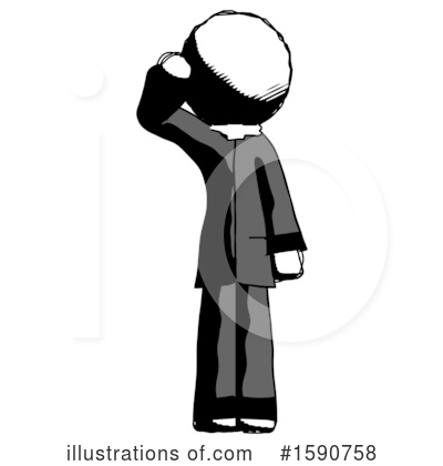 Royalty-Free (RF) Ink Design Mascot Clipart Illustration by Leo Blanchette - Stock Sample #1590758