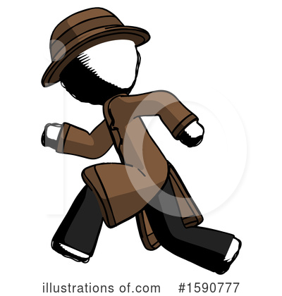 Royalty-Free (RF) Ink Design Mascot Clipart Illustration by Leo Blanchette - Stock Sample #1590777