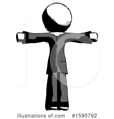 Royalty-Free (RF) Ink Design Mascot Clipart Illustration by Leo Blanchette - Stock Sample #1590792