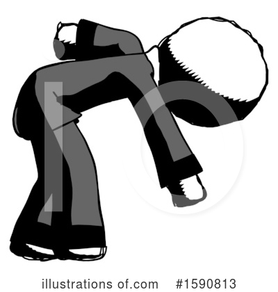 Royalty-Free (RF) Ink Design Mascot Clipart Illustration by Leo Blanchette - Stock Sample #1590813