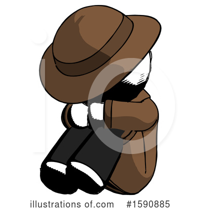 Royalty-Free (RF) Ink Design Mascot Clipart Illustration by Leo Blanchette - Stock Sample #1590885
