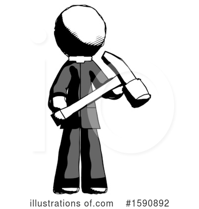 Royalty-Free (RF) Ink Design Mascot Clipart Illustration by Leo Blanchette - Stock Sample #1590892