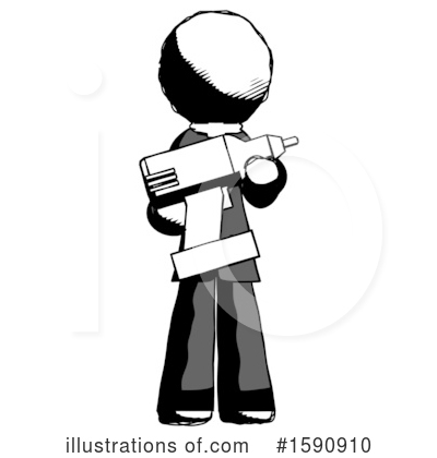 Royalty-Free (RF) Ink Design Mascot Clipart Illustration by Leo Blanchette - Stock Sample #1590910
