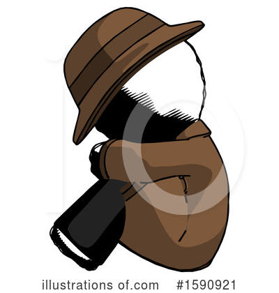 Royalty-Free (RF) Ink Design Mascot Clipart Illustration by Leo Blanchette - Stock Sample #1590921