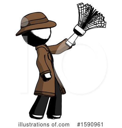 Royalty-Free (RF) Ink Design Mascot Clipart Illustration by Leo Blanchette - Stock Sample #1590961