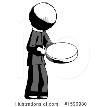 Royalty-Free (RF) Ink Design Mascot Clipart Illustration by Leo Blanchette - Stock Sample #1590980