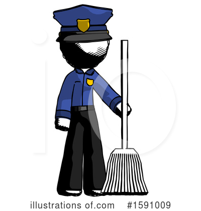 Royalty-Free (RF) Ink Design Mascot Clipart Illustration by Leo Blanchette - Stock Sample #1591009