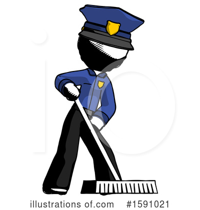 Royalty-Free (RF) Ink Design Mascot Clipart Illustration by Leo Blanchette - Stock Sample #1591021
