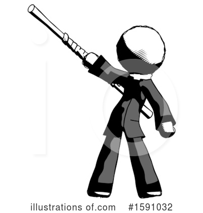 Royalty-Free (RF) Ink Design Mascot Clipart Illustration by Leo Blanchette - Stock Sample #1591032