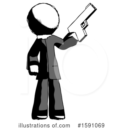 Royalty-Free (RF) Ink Design Mascot Clipart Illustration by Leo Blanchette - Stock Sample #1591069