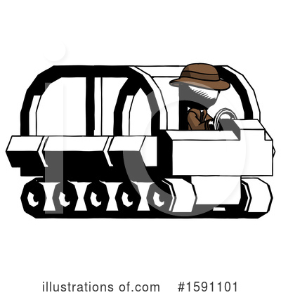 Royalty-Free (RF) Ink Design Mascot Clipart Illustration by Leo Blanchette - Stock Sample #1591101