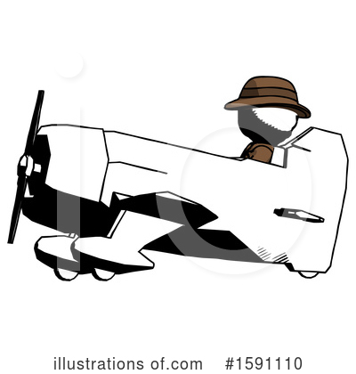 Royalty-Free (RF) Ink Design Mascot Clipart Illustration by Leo Blanchette - Stock Sample #1591110