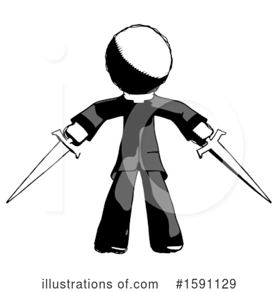 Royalty-Free (RF) Ink Design Mascot Clipart Illustration by Leo Blanchette - Stock Sample #1591129