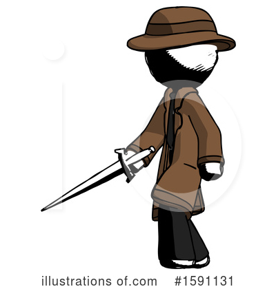 Royalty-Free (RF) Ink Design Mascot Clipart Illustration by Leo Blanchette - Stock Sample #1591131