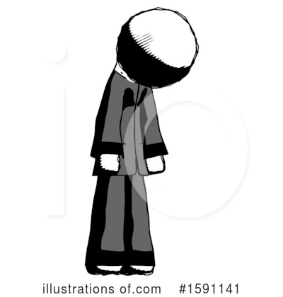Royalty-Free (RF) Ink Design Mascot Clipart Illustration by Leo Blanchette - Stock Sample #1591141