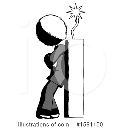 Royalty-Free (RF) Ink Design Mascot Clipart Illustration by Leo Blanchette - Stock Sample #1591150