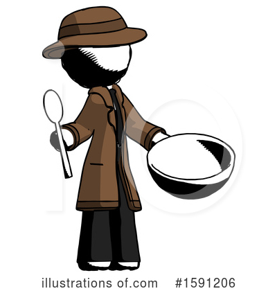 Royalty-Free (RF) Ink Design Mascot Clipart Illustration by Leo Blanchette - Stock Sample #1591206