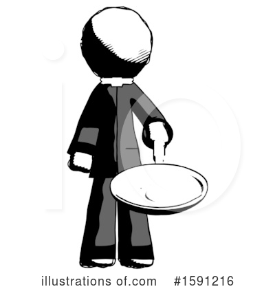 Royalty-Free (RF) Ink Design Mascot Clipart Illustration by Leo Blanchette - Stock Sample #1591216
