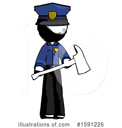 Royalty-Free (RF) Ink Design Mascot Clipart Illustration by Leo Blanchette - Stock Sample #1591226