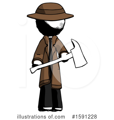 Royalty-Free (RF) Ink Design Mascot Clipart Illustration by Leo Blanchette - Stock Sample #1591228