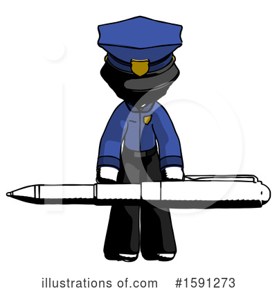 Royalty-Free (RF) Ink Design Mascot Clipart Illustration by Leo Blanchette - Stock Sample #1591273