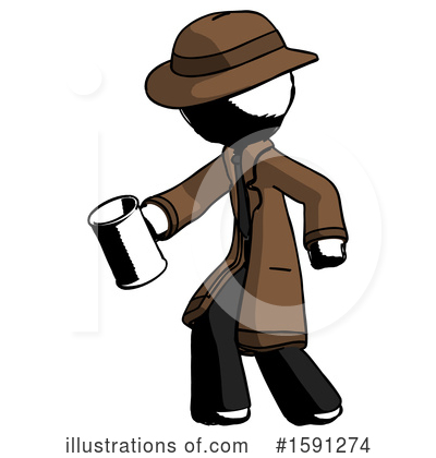 Royalty-Free (RF) Ink Design Mascot Clipart Illustration by Leo Blanchette - Stock Sample #1591274