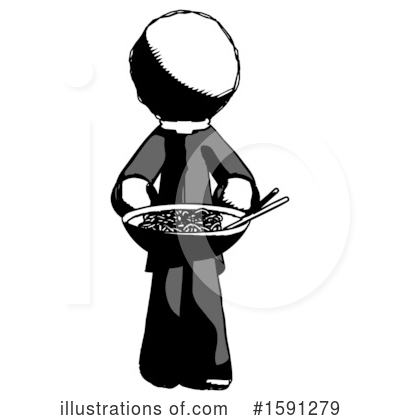 Royalty-Free (RF) Ink Design Mascot Clipart Illustration by Leo Blanchette - Stock Sample #1591279