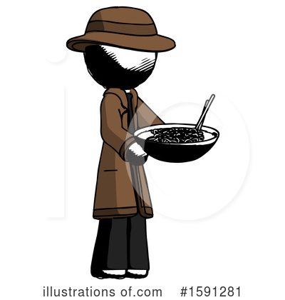 Royalty-Free (RF) Ink Design Mascot Clipart Illustration by Leo Blanchette - Stock Sample #1591281