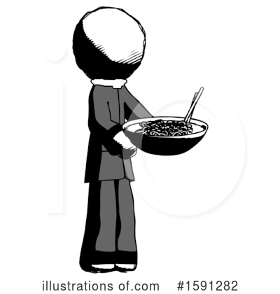 Royalty-Free (RF) Ink Design Mascot Clipart Illustration by Leo Blanchette - Stock Sample #1591282
