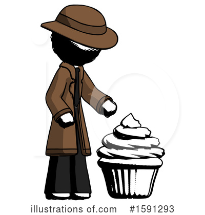 Royalty-Free (RF) Ink Design Mascot Clipart Illustration by Leo Blanchette - Stock Sample #1591293