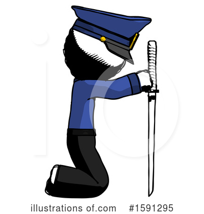 Royalty-Free (RF) Ink Design Mascot Clipart Illustration by Leo Blanchette - Stock Sample #1591295