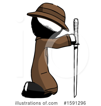 Royalty-Free (RF) Ink Design Mascot Clipart Illustration by Leo Blanchette - Stock Sample #1591296