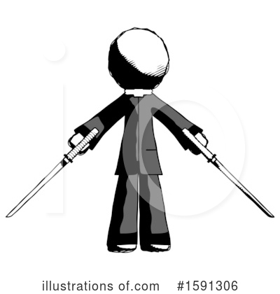 Royalty-Free (RF) Ink Design Mascot Clipart Illustration by Leo Blanchette - Stock Sample #1591306