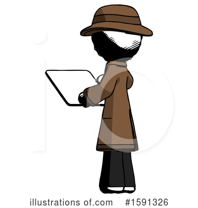 Royalty-Free (RF) Ink Design Mascot Clipart Illustration by Leo Blanchette - Stock Sample #1591326