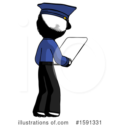 Royalty-Free (RF) Ink Design Mascot Clipart Illustration by Leo Blanchette - Stock Sample #1591331