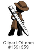 Ink Design Mascot Clipart #1591359 by Leo Blanchette
