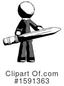Ink Design Mascot Clipart #1591363 by Leo Blanchette