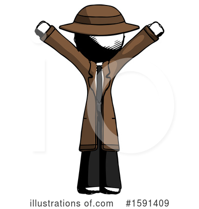 Royalty-Free (RF) Ink Design Mascot Clipart Illustration by Leo Blanchette - Stock Sample #1591409